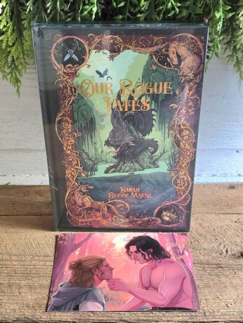 SIGNED Everheart Our Rogue Fates by Sarah Glenn Marsh Sprayed Edge Edition